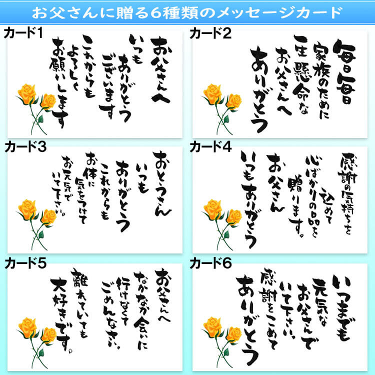 父の日ラッピング 黄色いバラ