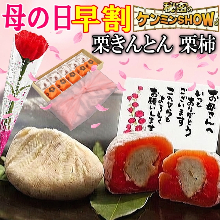 母の日 栗きんとん5個・栗柿5個入