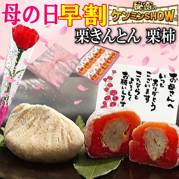 母の日 栗きんとん10個・栗柿10個入